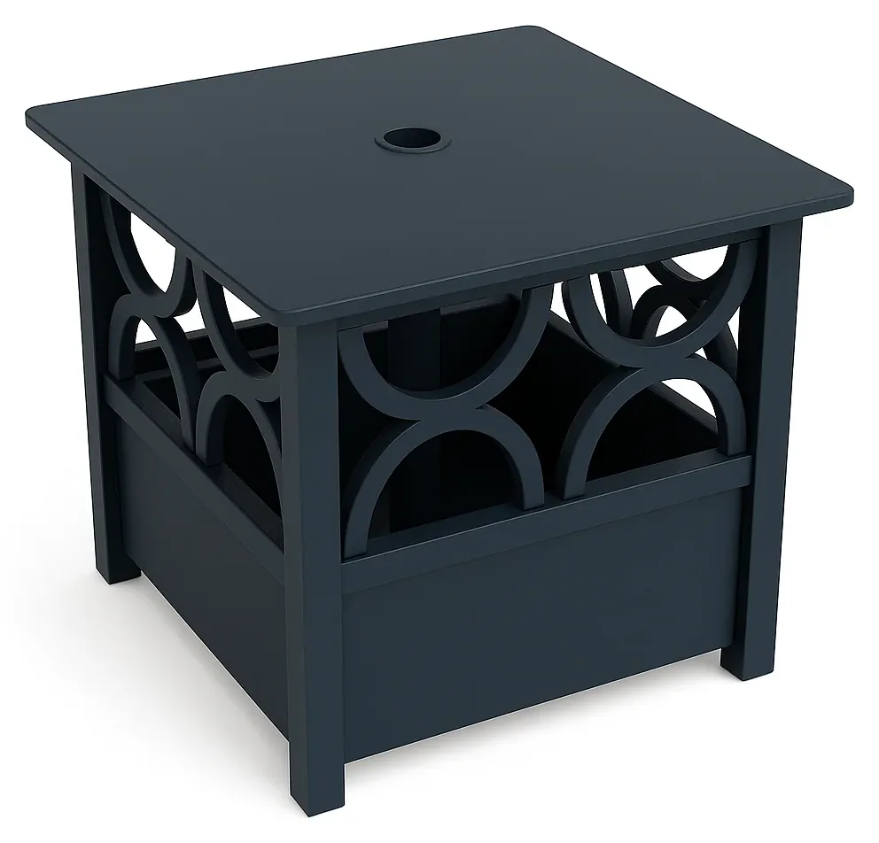 21.5" Square Umbrella Table