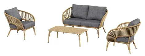 3PC Loveseat Deep Seat Set