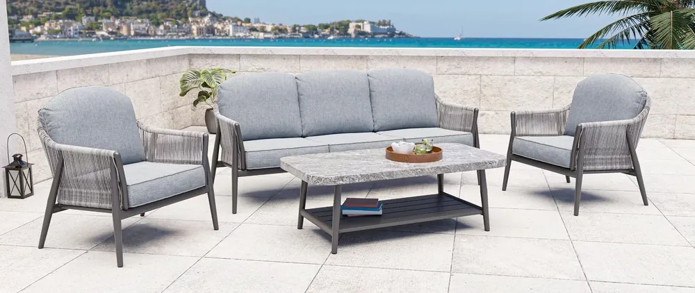 4PC Deep Seating Sofa Set