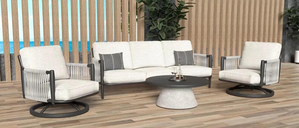 4PC Deep Seating Sofa Set