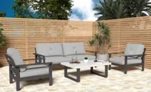 4PC Loveseat Deep Seat Set