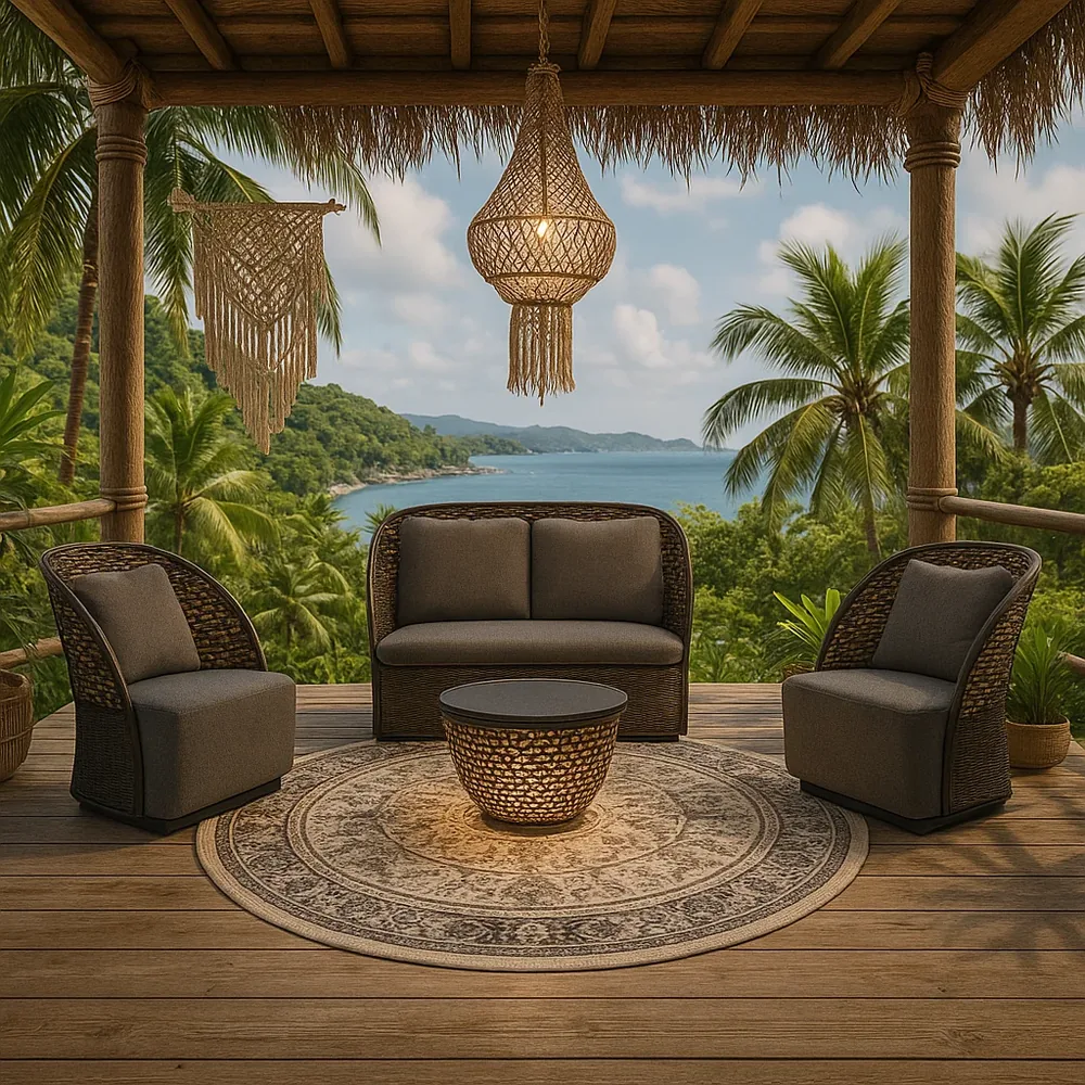 4PC Loveseat Deep Seat Set