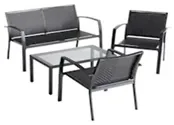 4PC Sling Deep Seat Set