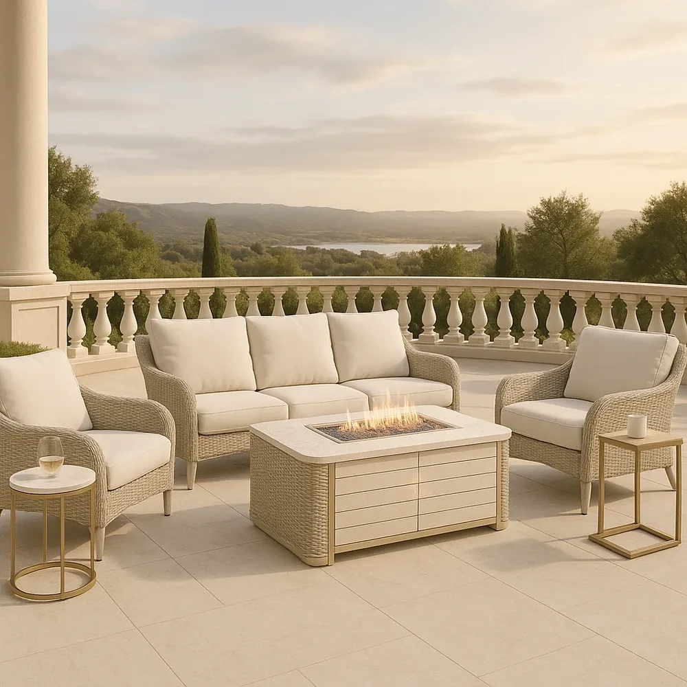 6PC Deep Seat Firepit Set
