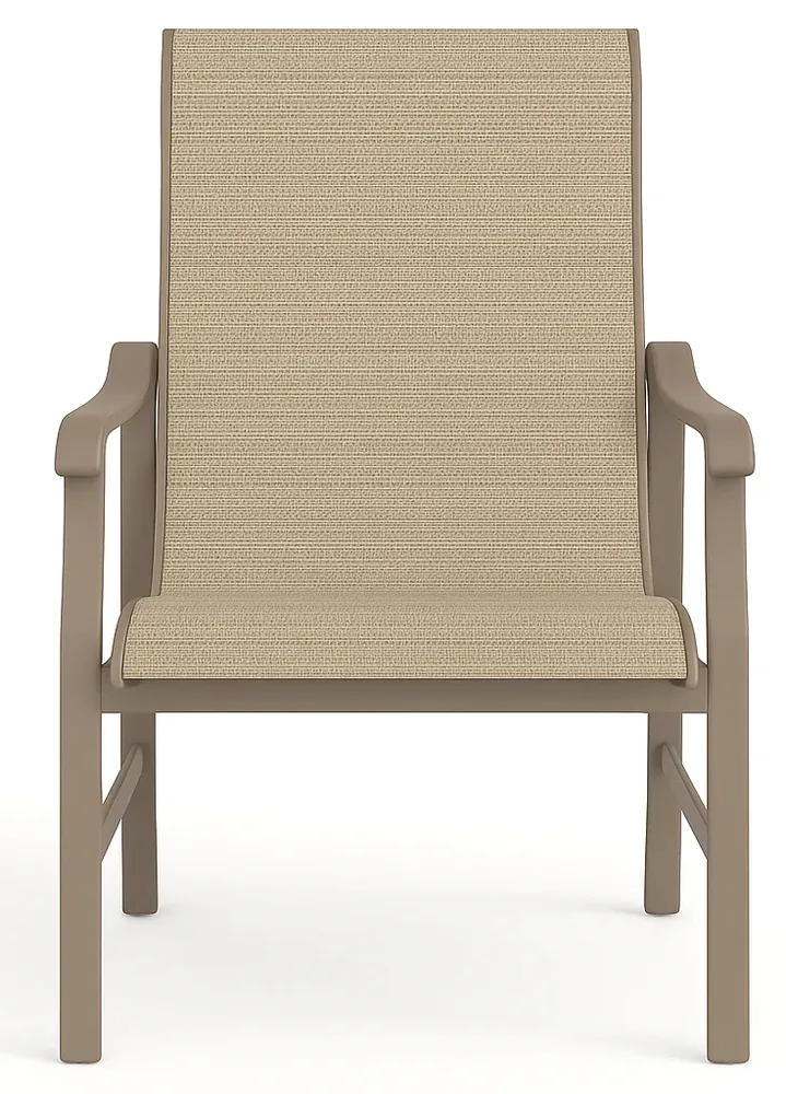 Adirondack Sling Stack Chair-Aluminum Frame