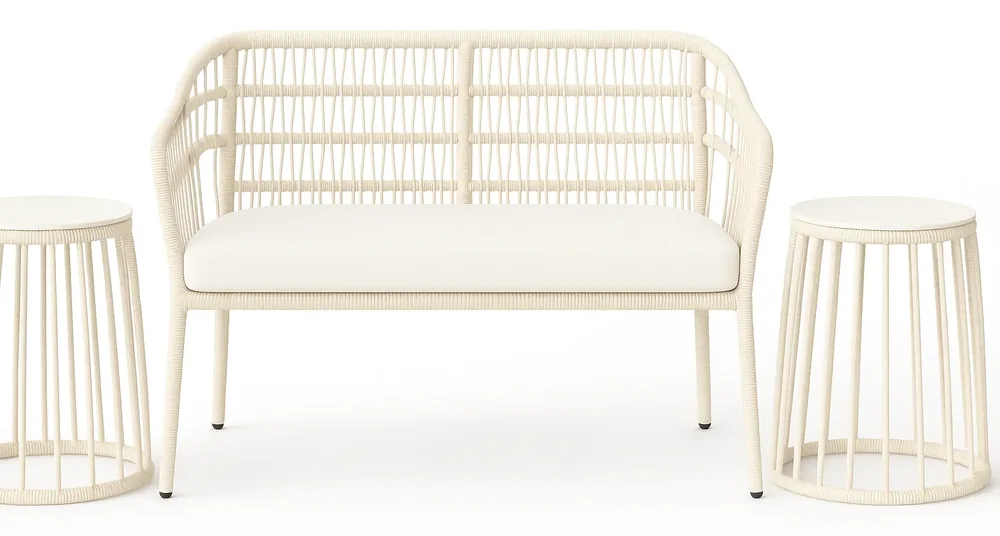 Front Porch All-in-One Solution (1 Bench · 2 Table)