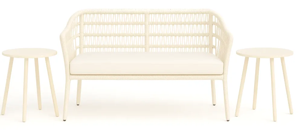 Front Porch All-in-One Solution (1 Bench · 2 Table)