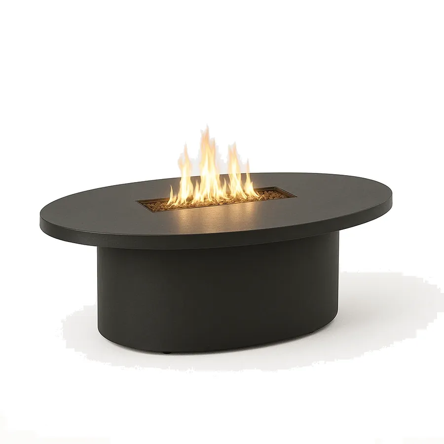 Oval Fie Pit Table