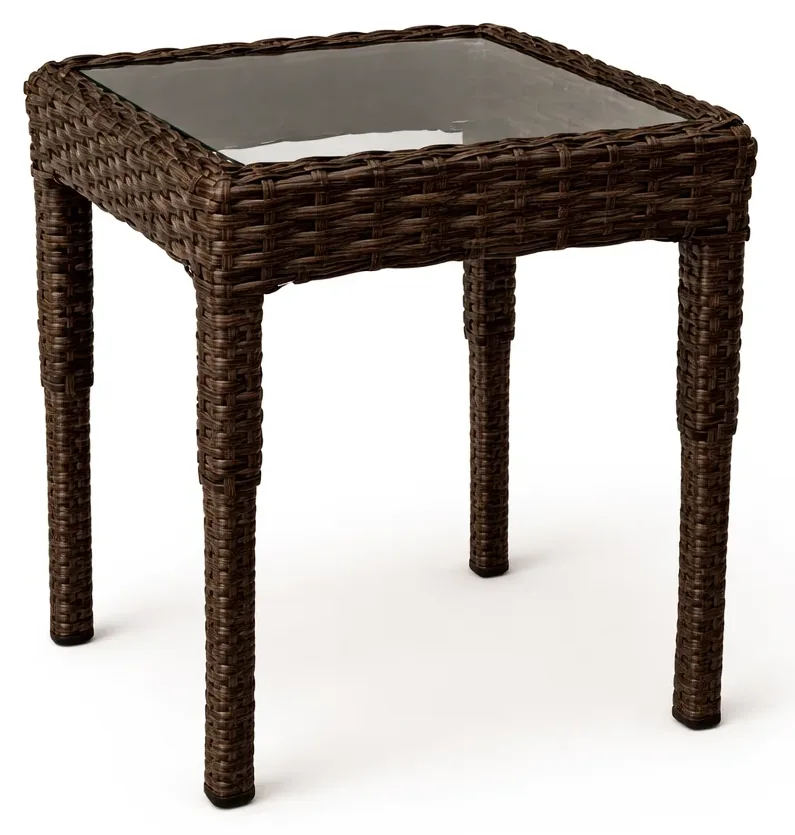 Stacking Wicker Side Table