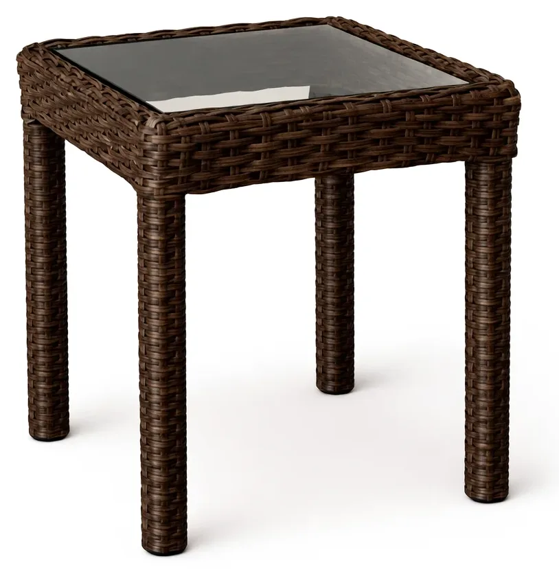 Stacking Wicker Side Table