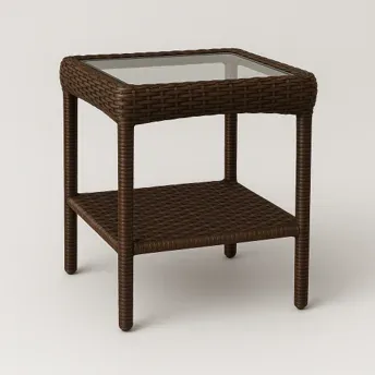 Wicker Side Table